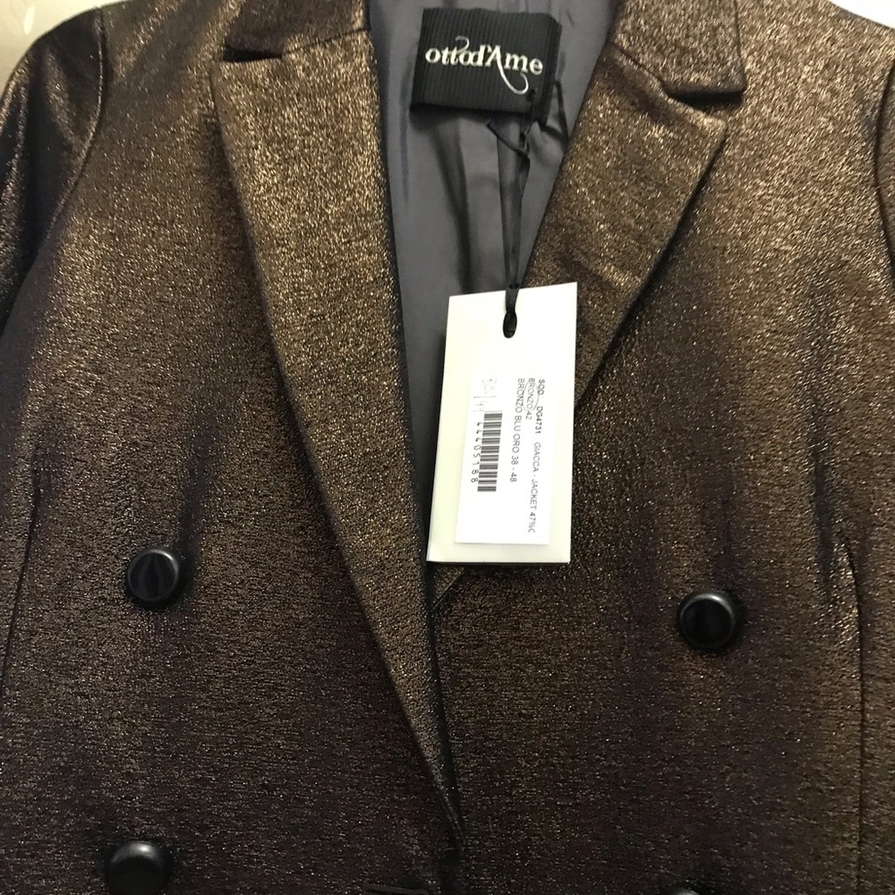 Ottod’Ame Metallic Blazer